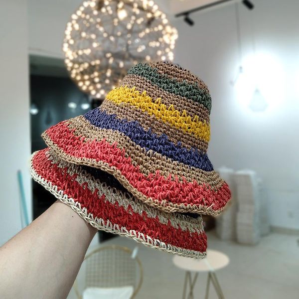wide brim hats ladies sun hat for women bowknot raffia straw foldable summer beach female chapeau femme, Blue;gray
wide brim hats ladies sun hat for women bowknot raffia straw foldable summer beach female chapeau femme, Blue;gray