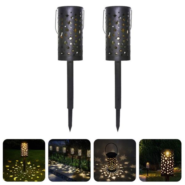 2pcs solar lawn lamp courtyard decor projection hollow garden plug lamps
2pcs solar lawn lamp courtyard decor projection hollow garden plug lamps