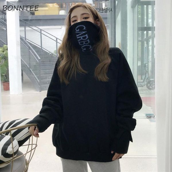 hoodies women warm thicker plus velvet patchwork turtleneck oversize loose womens harajuku leisure trendy chic all-match simple women's, Black
hoodies women warm thicker plus velvet patchwork turtleneck oversize loose womens harajuku leisure trendy chic all-match simple women's, Black