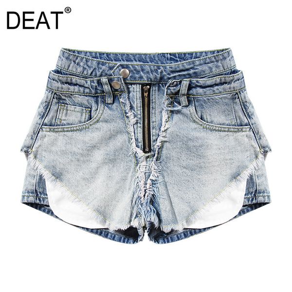 denim shorts women double pockets solid blue gradient zippers high waist street style fashion tide summer gx136 210421, White;black
denim shorts women double pockets solid blue gradient zippers high waist street style fashion tide summer gx136 210421, White;black