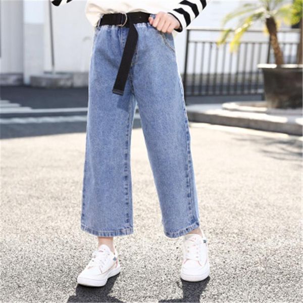 girls jeans wide leg pants clothes for trousers high waist loose children kids denim pant casual, Blue
girls jeans wide leg pants clothes for trousers high waist loose children kids denim pant casual, Blue