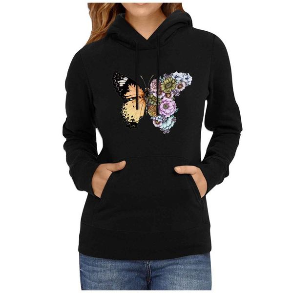 women's hoodies & sweatshirts winter fashion solid color butterfly printing drawstring women sweatshirt 2021 hooded full polyester, Black
women's hoodies & sweatshirts winter fashion solid color butterfly printing drawstring women sweatshirt 2021 hooded full polyester, Black