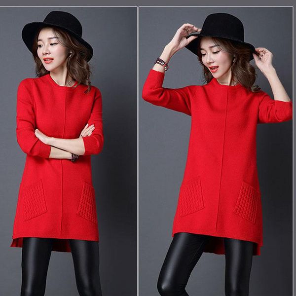 women's sweaters autumn winter women large size sweater coat long bottoming, White;black
women's sweaters autumn winter women large size sweater coat long bottoming, White;black