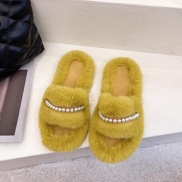slippers 2021 winter women's fur pearl furry for home soft flat shoes indoor house warm cotton women, Black
slippers 2021 winter women's fur pearl furry for home soft flat shoes indoor house warm cotton women, Black
