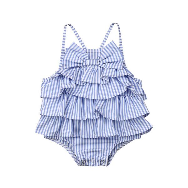 rompers 2021 cute product summer baby girls blue striped bow sleeveless ruffle strap bodysuit outfits
rompers 2021 cute product summer baby girls blue striped bow sleeveless ruffle strap bodysuit outfits