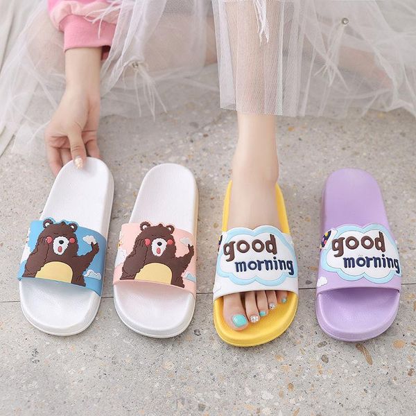 slippers indoor home women summer bathroom non-slip soft bottom kawaii shoes loose fashion print beach sandals, Black
slippers indoor home women summer bathroom non-slip soft bottom kawaii shoes loose fashion print beach sandals, Black