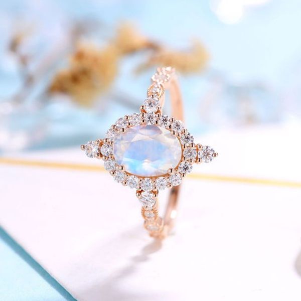 beautiful 925 sterling silver jewelry ov cut 7x9 mm rainbow blue natural moonstone engagement wedding ring for women gift, Slivery;golden
beautiful 925 sterling silver jewelry ov cut 7x9 mm rainbow blue natural moonstone engagement wedding ring for women gift, Slivery;golden