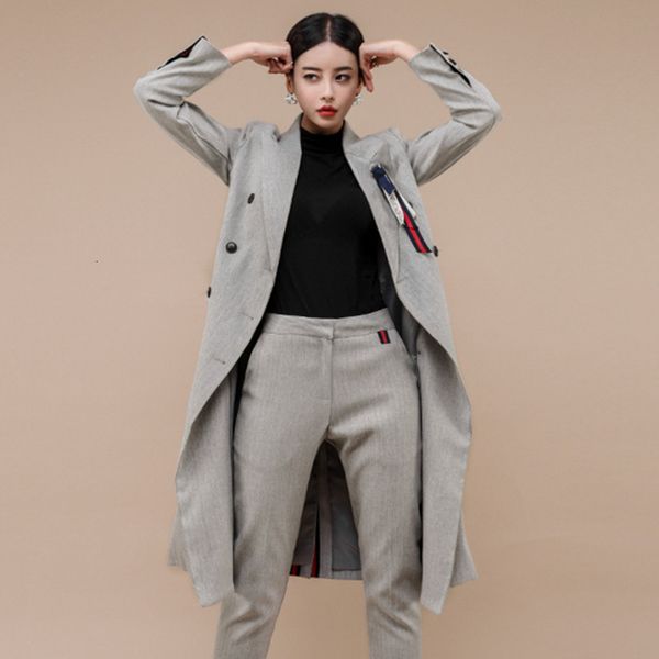 wools korean winter style ol long trench female coat thin double button track designer outerwear, Black
wools korean winter style ol long trench female coat thin double button track designer outerwear, Black