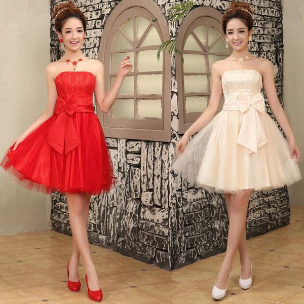 bridesmaid dress bride dresses wedding evening short skirt elegant special occasion party, White;pink
bridesmaid dress bride dresses wedding evening short skirt elegant special occasion party, White;pink