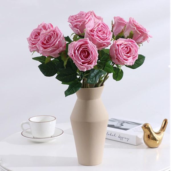 decorative flowers & wreaths silk cloth nordic simulation rose artificial wedding decoration accessories room decor bride holding
decorative flowers & wreaths silk cloth nordic simulation rose artificial wedding decoration accessories room decor bride holding