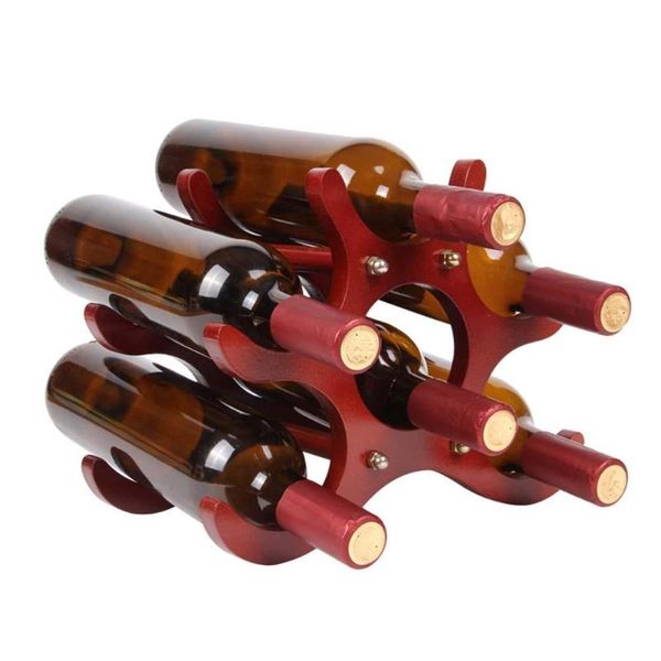 tablewine racks european style solid wood rack decoration living room 6 bottle decorative holder
tablewine racks european style solid wood rack decoration living room 6 bottle decorative holder