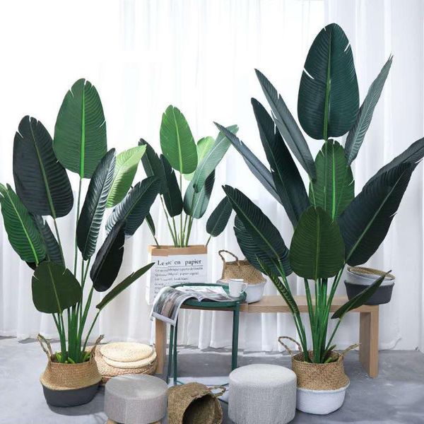 artificial banana branch palm leaf green tropical rare plant plastic big pot family el home office decoration decorative flowers & wreaths
artificial banana branch palm leaf green tropical rare plant plastic big pot family el home office decoration decorative flowers & wreaths