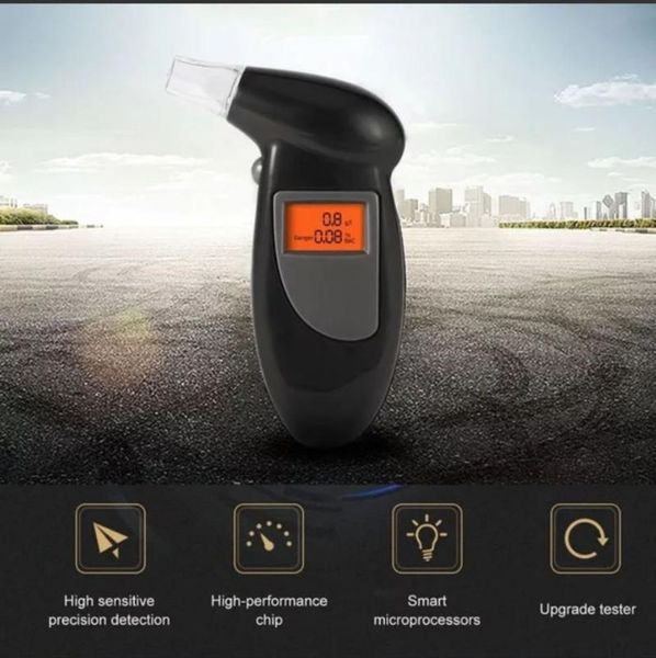 portable handheld digital breathalyzer breath alcohol tester for drunk driving or alcoholism test
portable handheld digital breathalyzer breath alcohol tester for drunk driving or alcoholism test