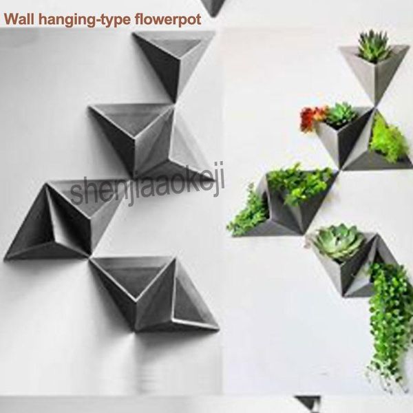 vases triangle pendant/wall hanging-type flowerpot creative cement wall decoration floral plant home restaurant pendant
vases triangle pendant/wall hanging-type flowerpot creative cement wall decoration floral plant home restaurant pendant