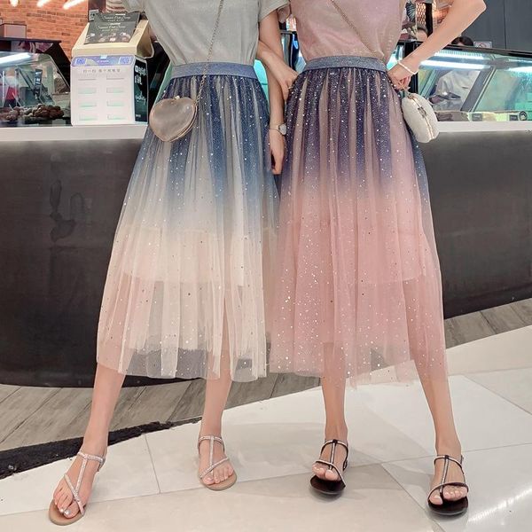 skirts women girls high waisted tutu tulle skirt fashion gradient color mesh sheer double layer pleated long a line, Black
skirts women girls high waisted tutu tulle skirt fashion gradient color mesh sheer double layer pleated long a line, Black