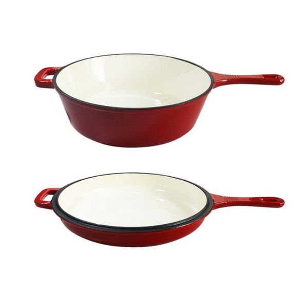 26cm cast iron enamel saucepan multi-fucntion frying pan roasted griddle bread baking pot pans
26cm cast iron enamel saucepan multi-fucntion frying pan roasted griddle bread baking pot pans