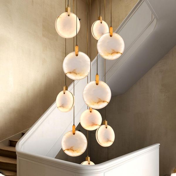 chandeliers modern staircase long chandelier luxury villa marble crystal hanging lamp living room decoration stone led light fixtures
chandeliers modern staircase long chandelier luxury villa marble crystal hanging lamp living room decoration stone led light fixtures