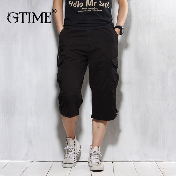 gtime drop men's summer multi-pocket overalls cotton fashion comfortable cropped trousers mcyr094, Black
gtime drop men's summer multi-pocket overalls cotton fashion comfortable cropped trousers mcyr094, Black