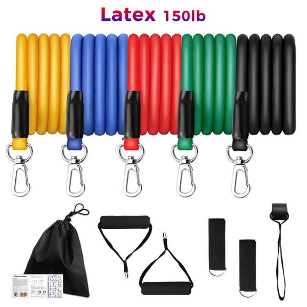 resistance bands 11pcs latex tube set exercise door fitness pull rope elastic rubber expander muscle strength training equipment
resistance bands 11pcs latex tube set exercise door fitness pull rope elastic rubber expander muscle strength training equipment