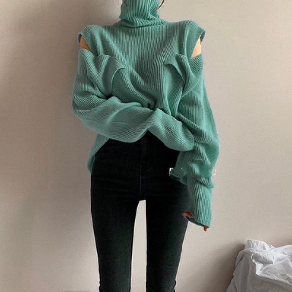 women's sweaters yamdi sweater women pullover thick vintage knitted korean cute oversized jumper woman loose spring winter elegant 2021, White;black
women's sweaters yamdi sweater women pullover thick vintage knitted korean cute oversized jumper woman loose spring winter elegant 2021, White;black