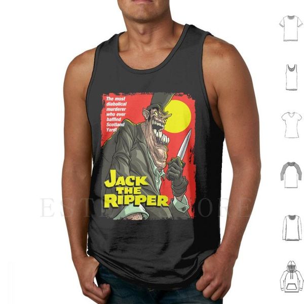 men' tank jack the vest cotton horror murder death killer movie phil postma factory, White;black
men' tank jack the vest cotton horror murder death killer movie phil postma factory, White;black