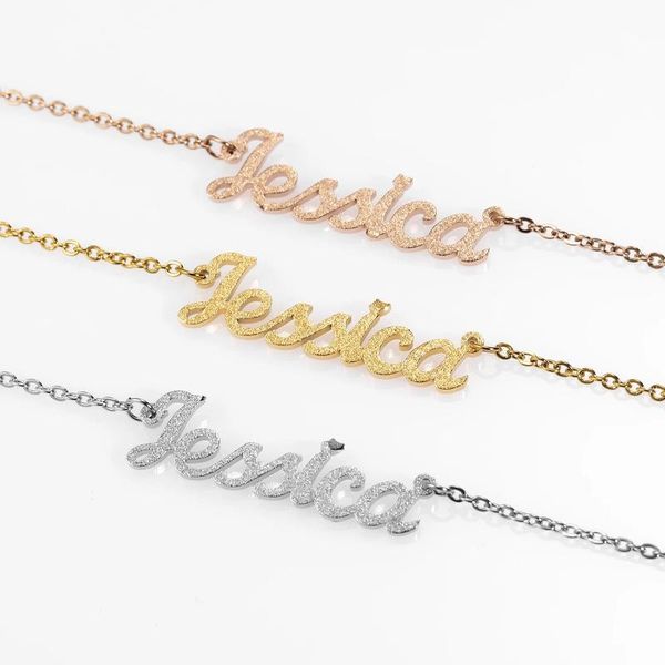 pendant necklaces 2021 custom name necklace frosted and gilded choker jewelry on the neck for men women yp8691, Silver
pendant necklaces 2021 custom name necklace frosted and gilded choker jewelry on the neck for men women yp8691, Silver