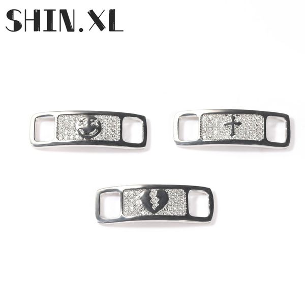 hip hop clasps shoelace buckle metal trend accessories iced out zircon charm cross smile heartbreak decoration
hip hop clasps shoelace buckle metal trend accessories iced out zircon charm cross smile heartbreak decoration