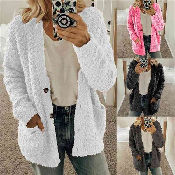 s 2xl autumn winter womens sweaters women cardigan casual pocket thick warm loose plush fleece sweater female, White;black
s 2xl autumn winter womens sweaters women cardigan casual pocket thick warm loose plush fleece sweater female, White;black