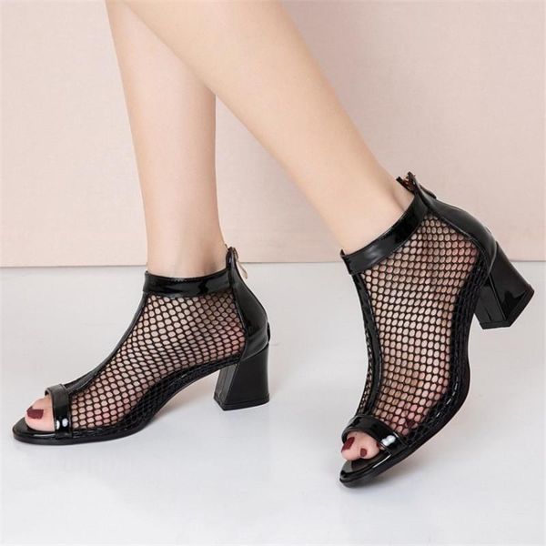 large size 34-45 women mesh gladiator sandals ankle boots summer peep toe chunky block high heels rome punk gothic shoes, Black
large size 34-45 women mesh gladiator sandals ankle boots summer peep toe chunky block high heels rome punk gothic shoes, Black