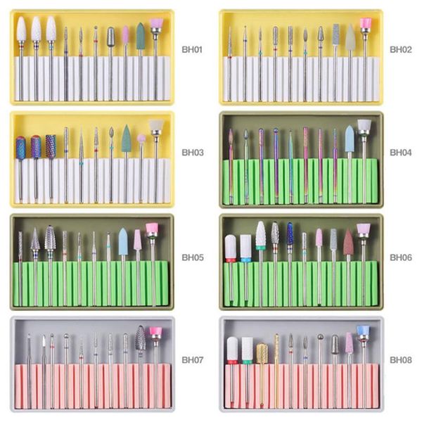 10pcs ceramic nail drill bits grinding polishing head cleaning brush set tool tools & accessories
10pcs ceramic nail drill bits grinding polishing head cleaning brush set tool tools & accessories