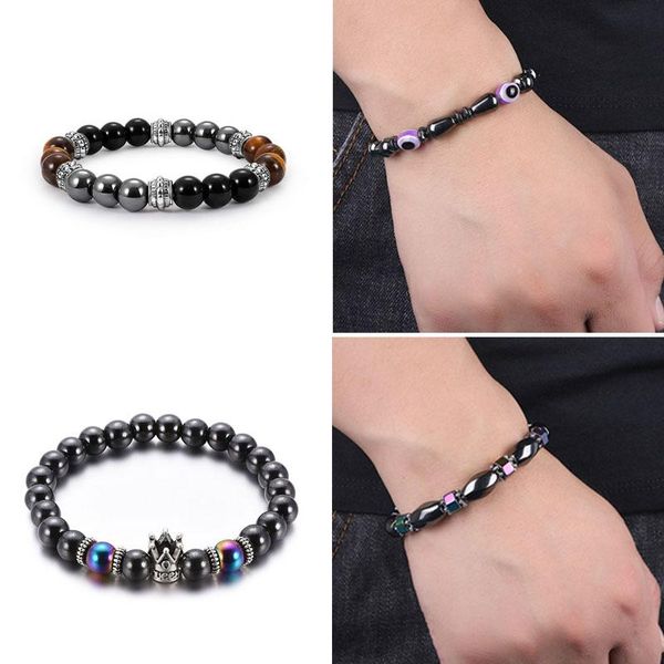 charm bracelets turkish evil eye bracelet obsidian stone beads wristband wealth good luck men women jewelry gift, Golden;silver
charm bracelets turkish evil eye bracelet obsidian stone beads wristband wealth good luck men women jewelry gift, Golden;silver