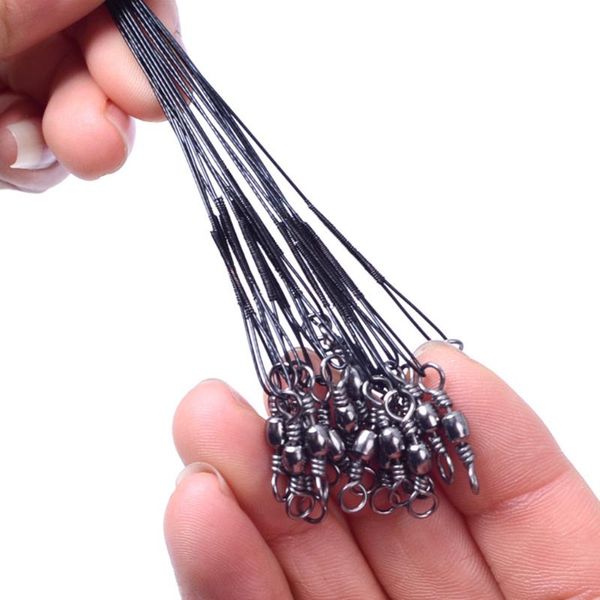 braid line 10 pcs fishing steel wire leader with swivel accessories leadcore leash sea rod 20cm 25cm 30cm
braid line 10 pcs fishing steel wire leader with swivel accessories leadcore leash sea rod 20cm 25cm 30cm
