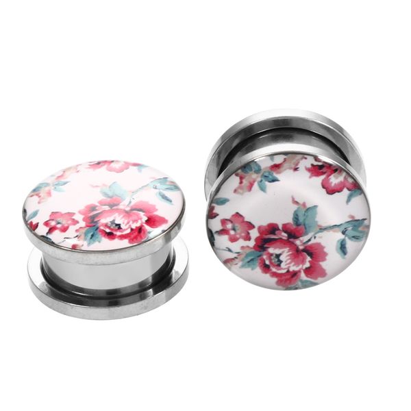 2pcs stainless steel ear plugs and tunnels piercings screw fit expansion ear stretched piercing fesh body jewelry, Silver
2pcs stainless steel ear plugs and tunnels piercings screw fit expansion ear stretched piercing fesh body jewelry, Silver