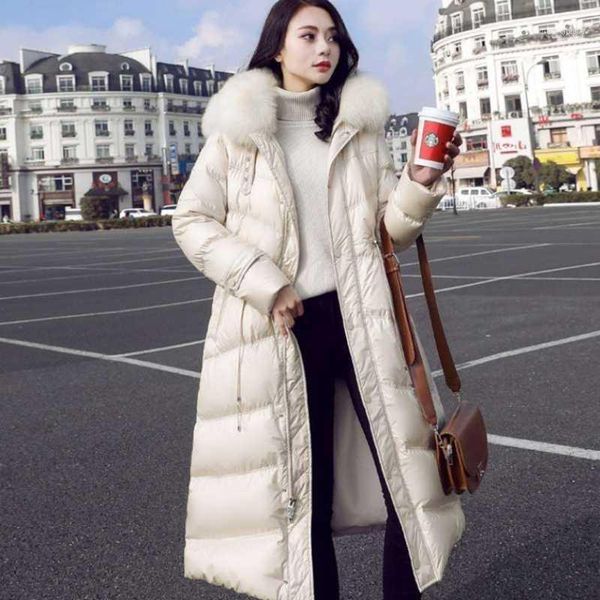 women's down & parkas 2021 style fashion jacket slim thin large wool collar women coat long and medium over knee warm lady clothes1, Black
women's down & parkas 2021 style fashion jacket slim thin large wool collar women coat long and medium over knee warm lady clothes1, Black