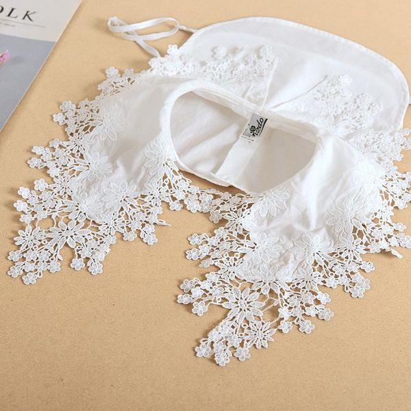 bow ties women white fake collar big lapel embroidered shirt false ladies female detachable removable, Black;gray
bow ties women white fake collar big lapel embroidered shirt false ladies female detachable removable, Black;gray