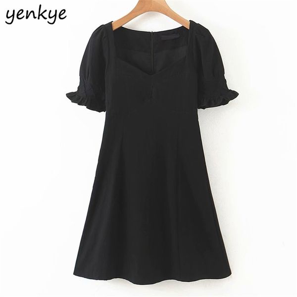 vintage black dress women v neck short sleeve a-line slim elegant lady summer mini sundress vestido xds6727 210514, Black;gray
vintage black dress women v neck short sleeve a-line slim elegant lady summer mini sundress vestido xds6727 210514, Black;gray