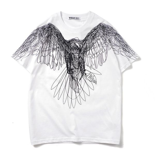 men's t-shirts round neck knitted t-shirt, cotton short sleeve 3d eagle shirt, 2021, White;black
men's t-shirts round neck knitted t-shirt, cotton short sleeve 3d eagle shirt, 2021, White;black