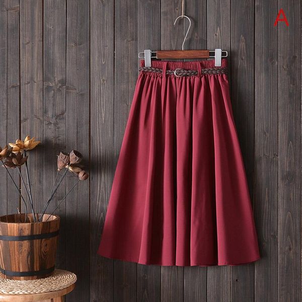 skirts nice lady' half skirt solid color a-line high waist casual pleated with belt 88, Black
skirts nice lady' half skirt solid color a-line high waist casual pleated with belt 88, Black