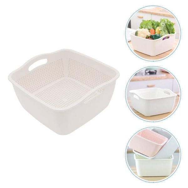 1pc household drain basket bowl rack fruit washing wash basin (white) kitchen storage & organization
1pc household drain basket bowl rack fruit washing wash basin (white) kitchen storage & organization