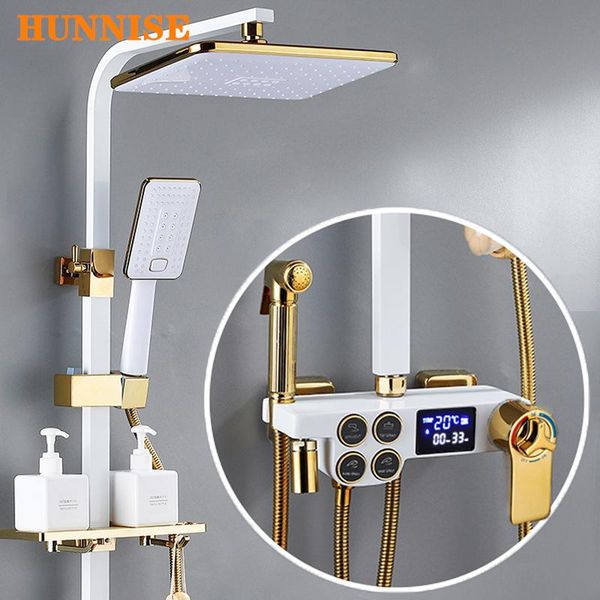bathroom shower sets cold digital set smart thermostatic system wall mount display faucets square head
bathroom shower sets cold digital set smart thermostatic system wall mount display faucets square head