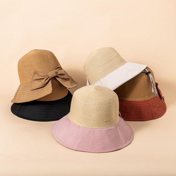 wide brim hats 1pc summer bucket hat for women bow breathable big outdoor travel beach sunscreen prevent large foldable seaside, Blue;gray
wide brim hats 1pc summer bucket hat for women bow breathable big outdoor travel beach sunscreen prevent large foldable seaside, Blue;gray