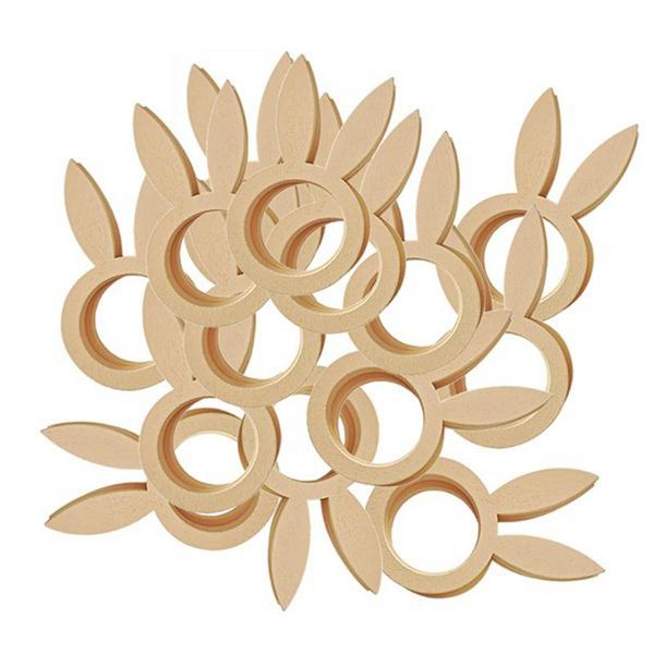 napkin rings wood ear rings, serviette holders buckles for easter wedding baby shower decor
napkin rings wood ear rings, serviette holders buckles for easter wedding baby shower decor