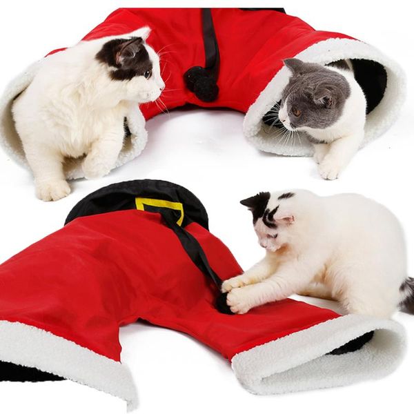 christmas santa pants pet cat tunnel collapsible 3 way play toy interactive tube fun toys for cats kitten
christmas santa pants pet cat tunnel collapsible 3 way play toy interactive tube fun toys for cats kitten