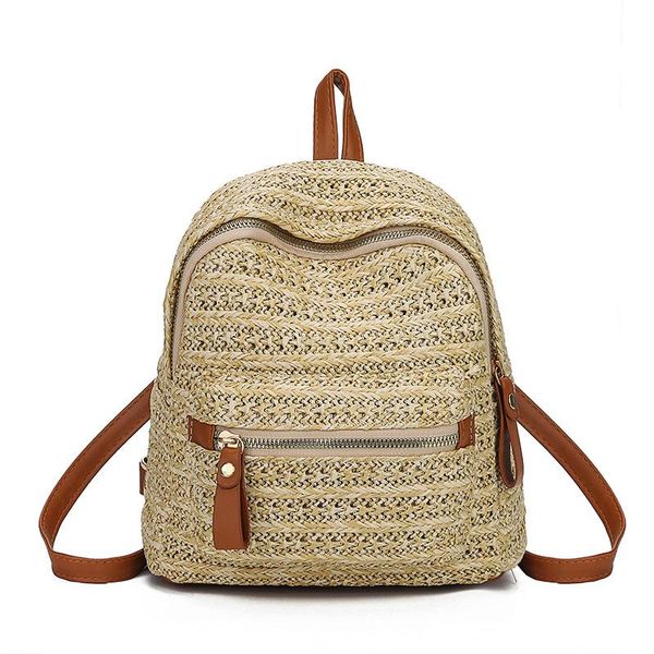 outdoor bags straw woven bag, stylish backpack, small and simple women's bag.
outdoor bags straw woven bag, stylish backpack, small and simple women's bag.
