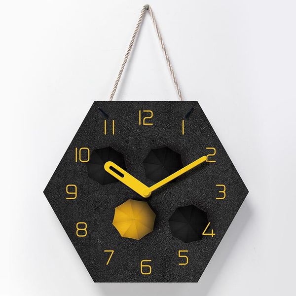 wall clocks lanyard creative mute modern design large clock for home kitchen living room decor battery operated silent