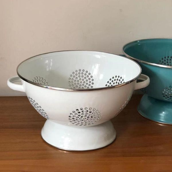 enamel drain basket vegetable fruit storage water filter strainer for kitchen dining room baskets
enamel drain basket vegetable fruit storage water filter strainer for kitchen dining room baskets