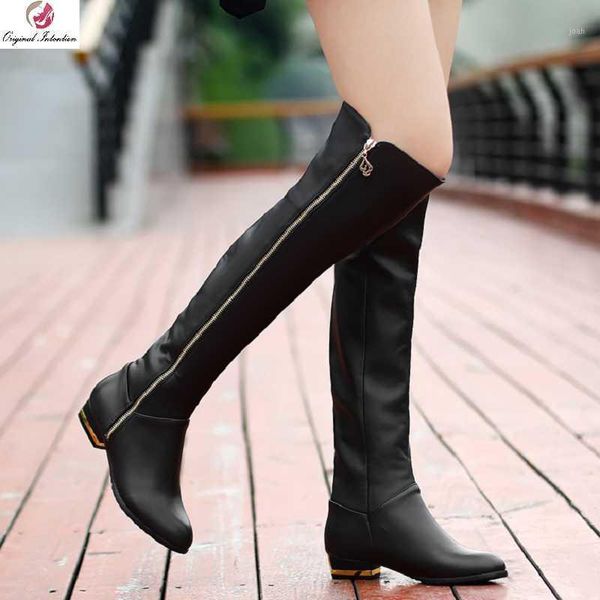 boots women winter warm over the knee fashion calf leather pointed toe black long med heels female shoes size 33-451
boots women winter warm over the knee fashion calf leather pointed toe black long med heels female shoes size 33-451