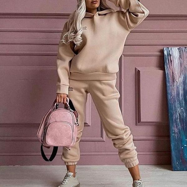 women's two piece pants women tracksuits sets solid cotton hooded sweatshirts hoodies+track joggers sweatpants sweatsuits autumn female, White
women's two piece pants women tracksuits sets solid cotton hooded sweatshirts hoodies+track joggers sweatpants sweatsuits autumn female, White