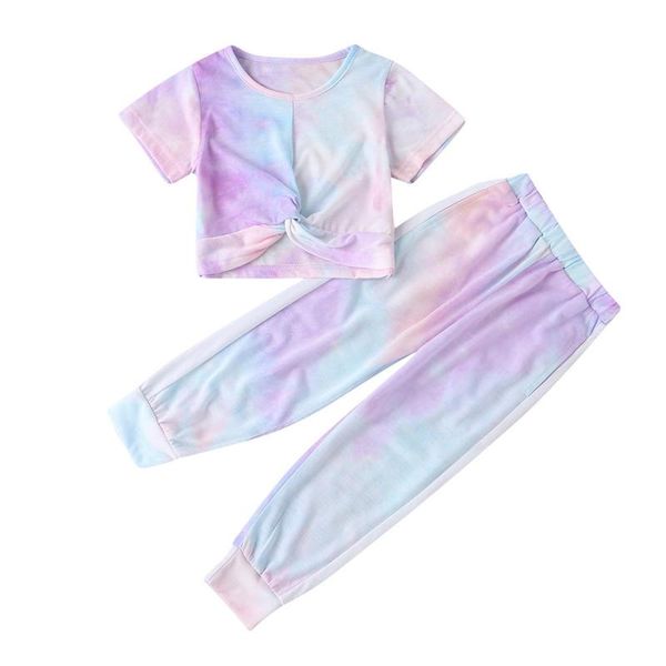 clothing sets kids baby girls 2-piece outfit set short sleeve tie-dye +pants for children 2-6years, White
clothing sets kids baby girls 2-piece outfit set short sleeve tie-dye +pants for children 2-6years, White