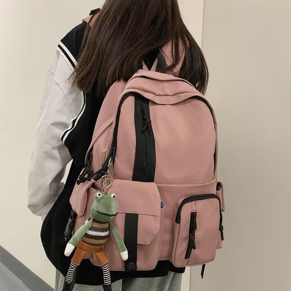 multi-pocket waterproof nylon backpack large capacity lapcollege couples schoolbag women book bag
multi-pocket waterproof nylon backpack large capacity lapcollege couples schoolbag women book bag
